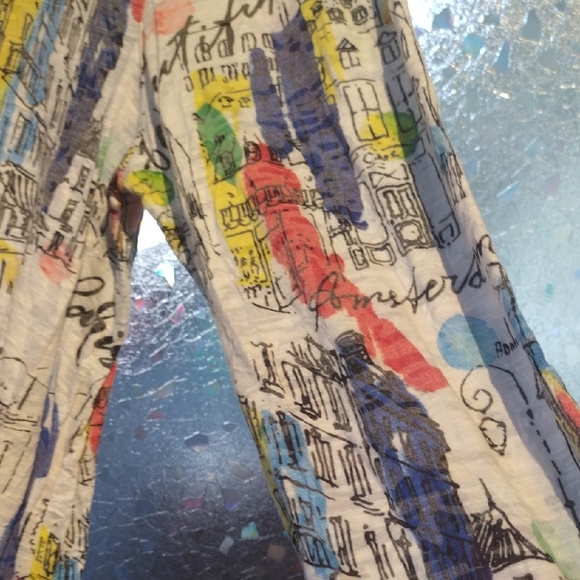 Ali Miles Multicolor City Abstract Shirt - Picture 16 of 16